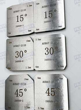 AUBAT倒角标准块JJF(陕)060-2021倒角卡尺校准规范JJF(桂)87-2021