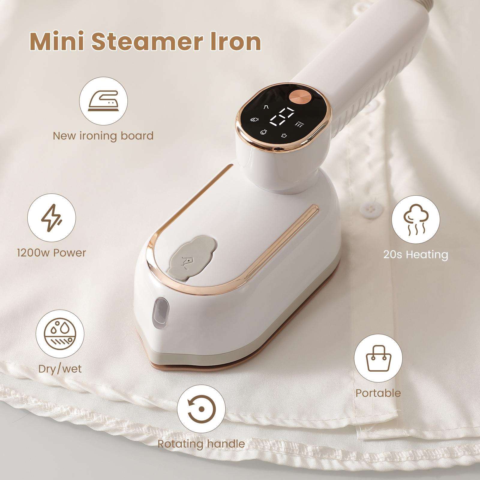 工厂新款手持挂烫机家用便携式旋转电熨斗多功能液晶熨衣机