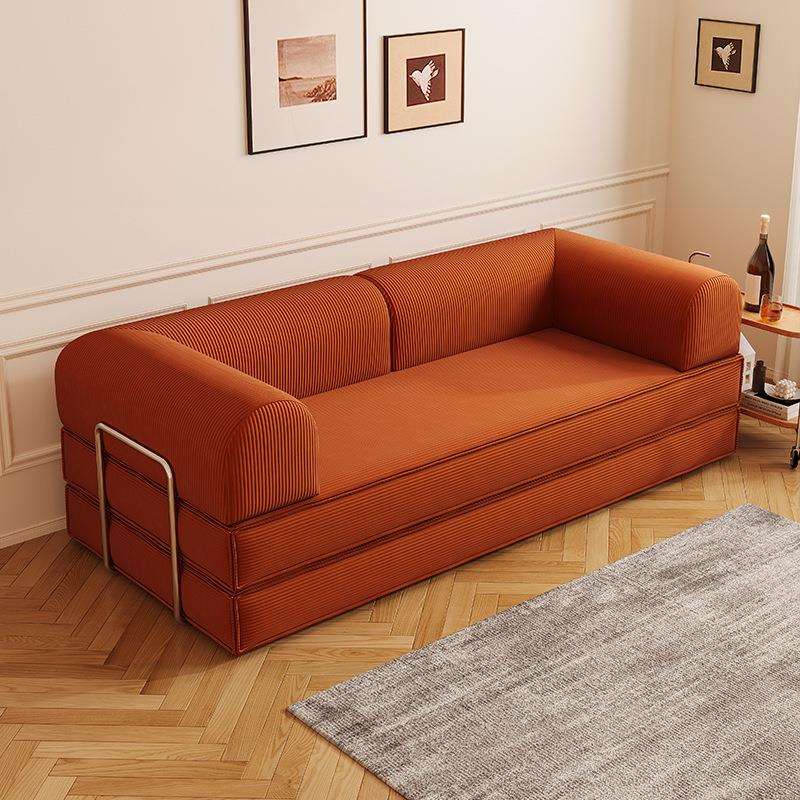 外贸出口压缩卷包高密度折叠沙发床一体两用客厅双人沙发工厂