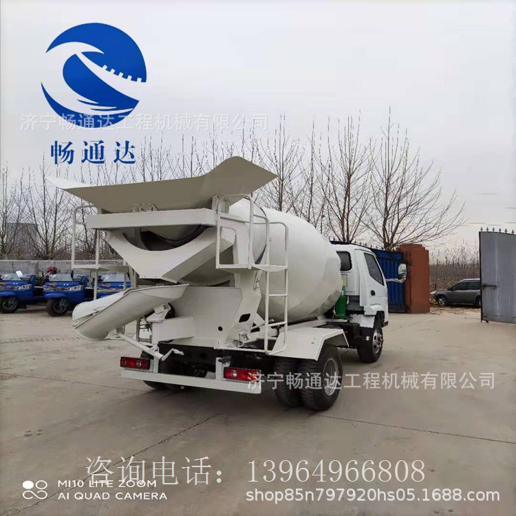混凝土搅拌车输送泵一体 水泥车 3方混凝土搅拌车图片水泥搅拌车