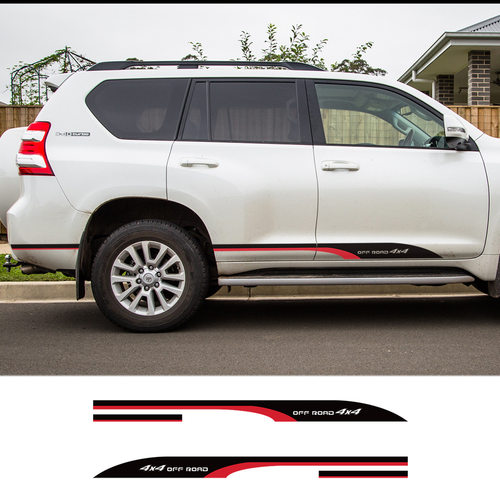 适用于丰田Toyota FORTUNER 4x4 Off Road侧裙车贴车身贴纸A413