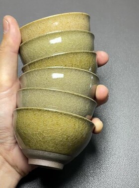 【1050号】瑕疵-建盏茶杯-ID.KXR-S