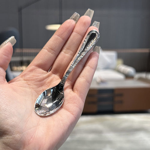 【餐具控入】超mini咖啡勺甜品勺316不锈钢冰激凌雪糕勺搅拌