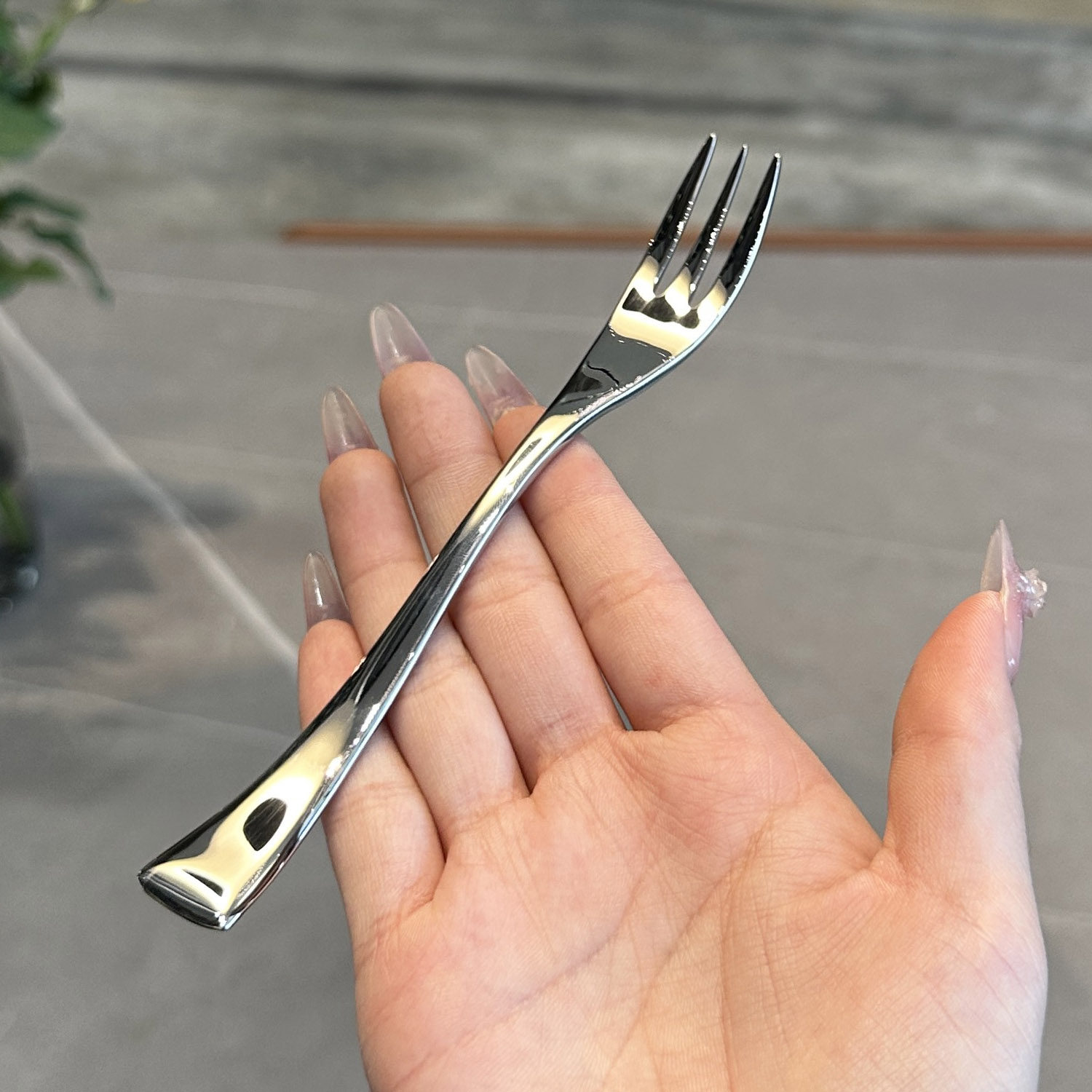一款非常优雅的小叉子 ！医用级316不锈钢水果叉 西餐甜品叉,餐饮具,水果叉/水果签,淘宝优惠券,粉丝福利购,淘宝优惠卷