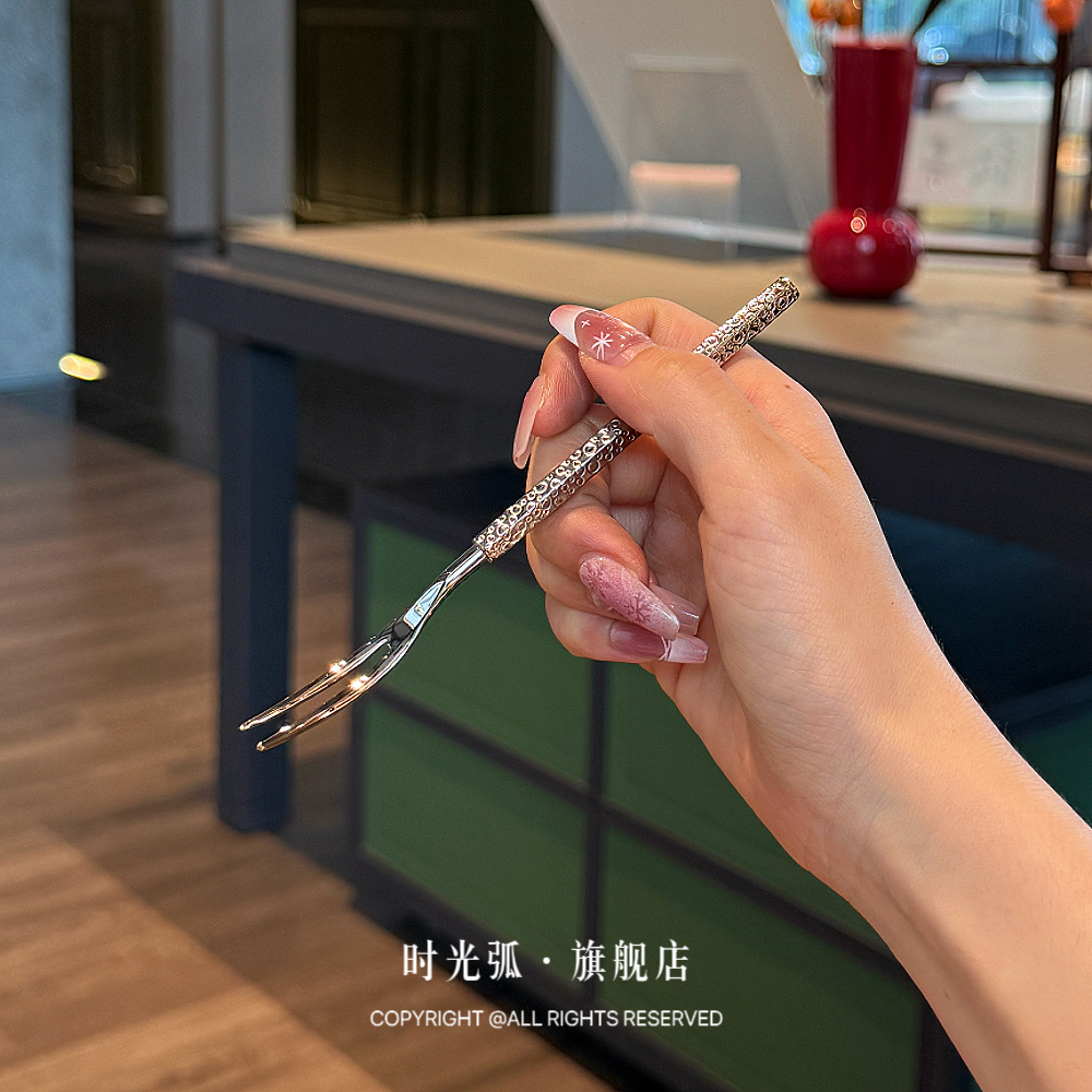 316不锈钢西餐叉水果叉子