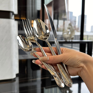 【老板娘自用】心目中Z完美的一套刀叉勺套装|闪闪发亮304不锈钢