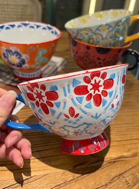 【王炸高奢】用这个杯子好好吃早餐！陶瓷马克杯大容量早餐杯咖啡