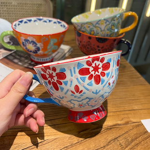陶瓷马克杯大容量早餐杯咖啡 用这个杯子好好吃早餐 王炸高奢