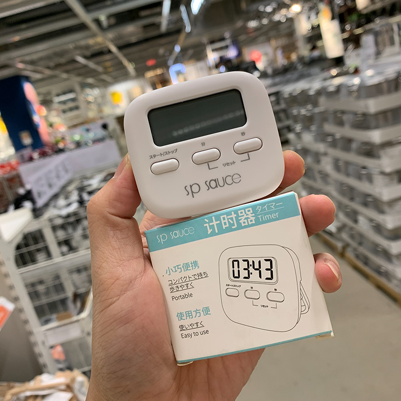【日本SP原单 自留推荐！炒实用】厨房计时器定时闹钟厨房定时器