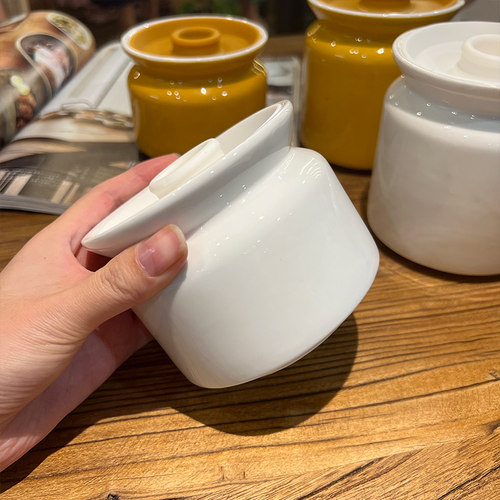 日式装猪油罐家用耐高温