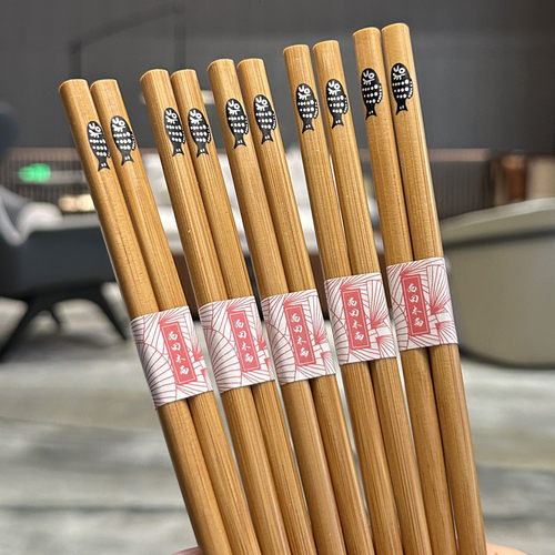 环保楠竹木筷子防霉家用竹制