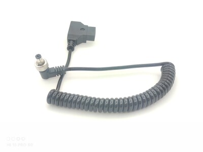 V口B口 DTAP转dc2.1DC2.5带锁直头阿童木监视器  图传电源线弹簧