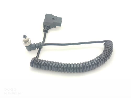 V口B口 DTAP转dc2.1DC2.5带锁直头阿童木监视器  图传电源线弹簧