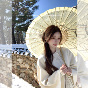 套装 重工刺绣新中式 垂感显瘦大衣长裙 浮云吟作雪 COOLLINE林子熙