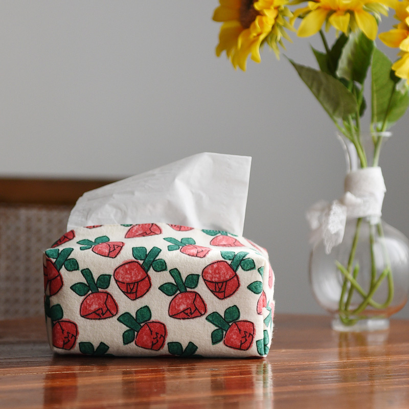 碎花抽纸盒布艺套小清新纸巾布袋