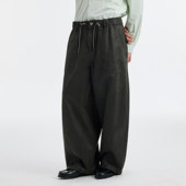 休闲长裤 BUTTBILL 26SS廓形复古做旧通勤油蜡感宽松甲板裤 子男女