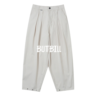 冬季休闲裤BUTTBILL宽松日系复古