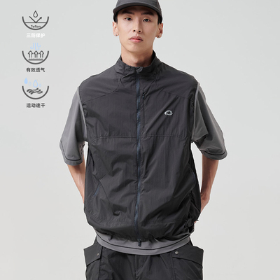 BUTTBILL BETA 24SS特氟龙骑行户外马甲宽松透气PU肤感防绒涂层