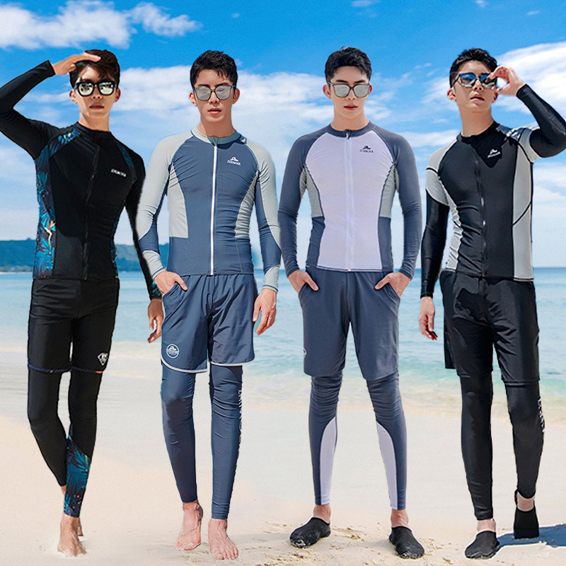 潜水服泳衣长袖防晒冲浪服浮潜衣