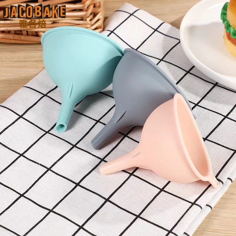 雅各焙自动排气硅胶漏斗