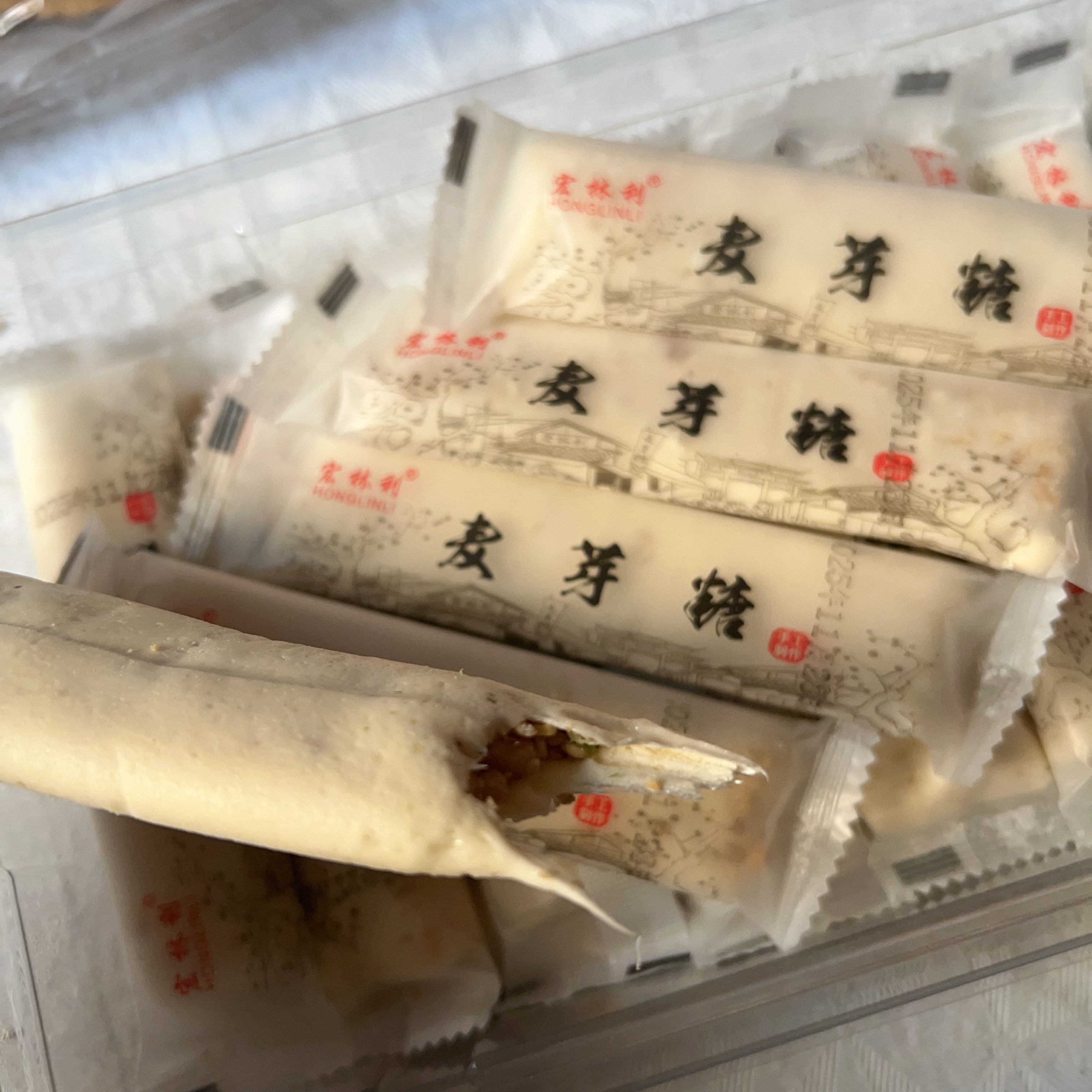 福安特产米糖麦芽糖花生饼传统手工花生酥小吃童年怀旧零食