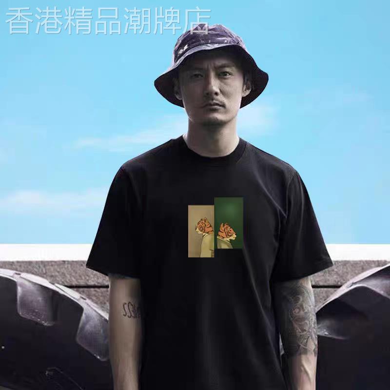 夏季新款潮牌短袖t恤男生潮流宽松半袖ins超火青少年纯棉百搭体恤