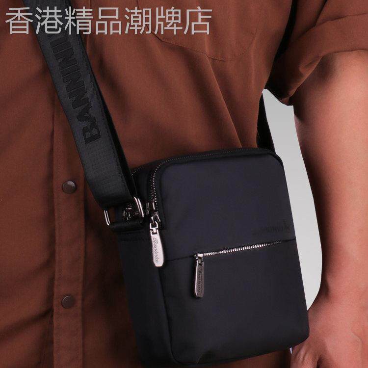 香港免税代购新款牛津布单肩包男士斜挎包小揹包防水大容量手机包