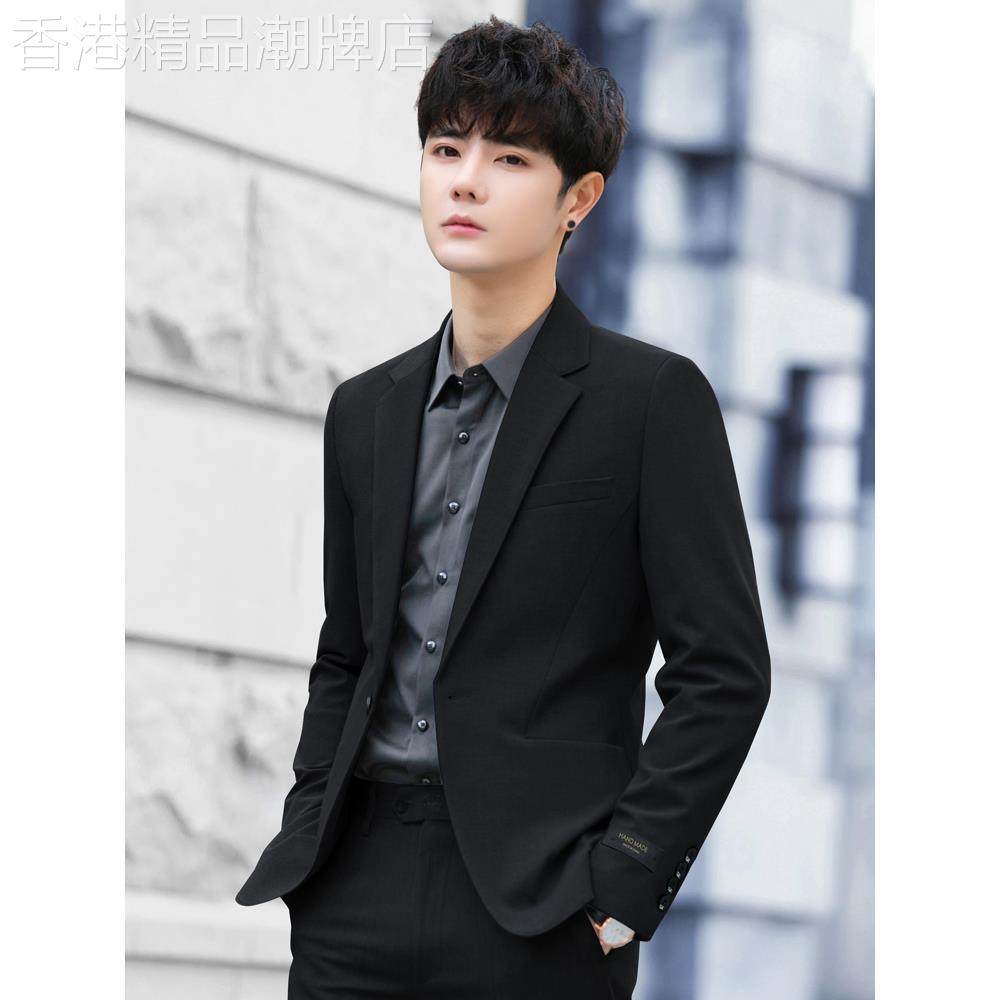 高级感商务正装休闲小西装男士外套2025秋冬韩版西服职业痞帅上衣
