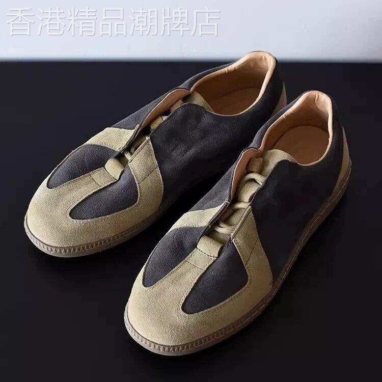 【高品质】德训鞋系带夏季通勤休闲鞋圆头板鞋男款复古经典男鞋潮