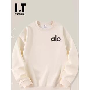 香港潮牌卫衣男士春秋季2025新款高级感长袖T恤穿搭打底衫上衣alo