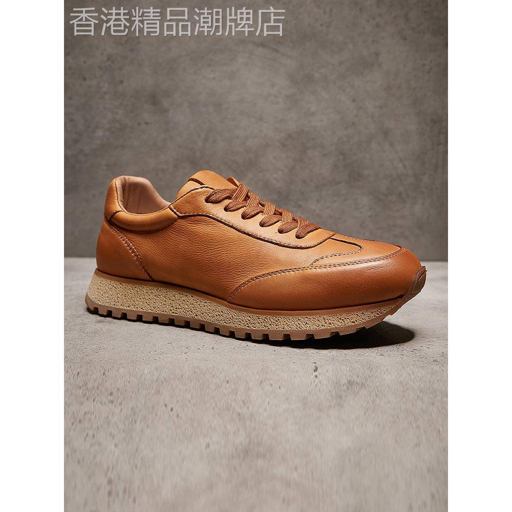 超级豪华春夏阿甘鞋真皮英式覆古时尚休闲鞋系带运动跑鞋