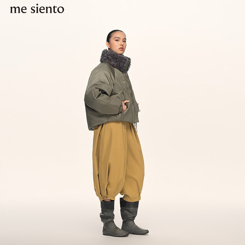 mesiento25AW鹅绒短款羽绒服