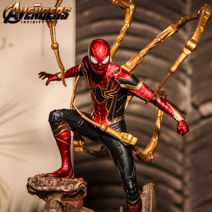 英雄远征复仇者联盟4钢铁蜘蛛侠手办电影模型玩具摆件全套限量版