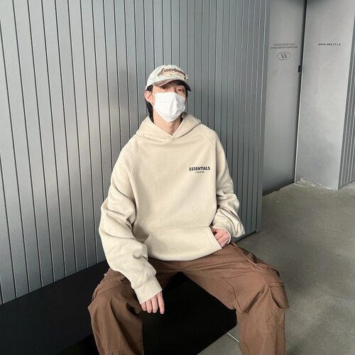 过验版FOG复线ESS植绒连帽卫衣