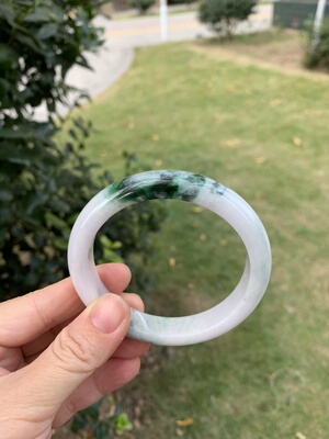 60-12-8.7缅甸纯天然A货翡翠特色辣绿鲜绿证书350保真