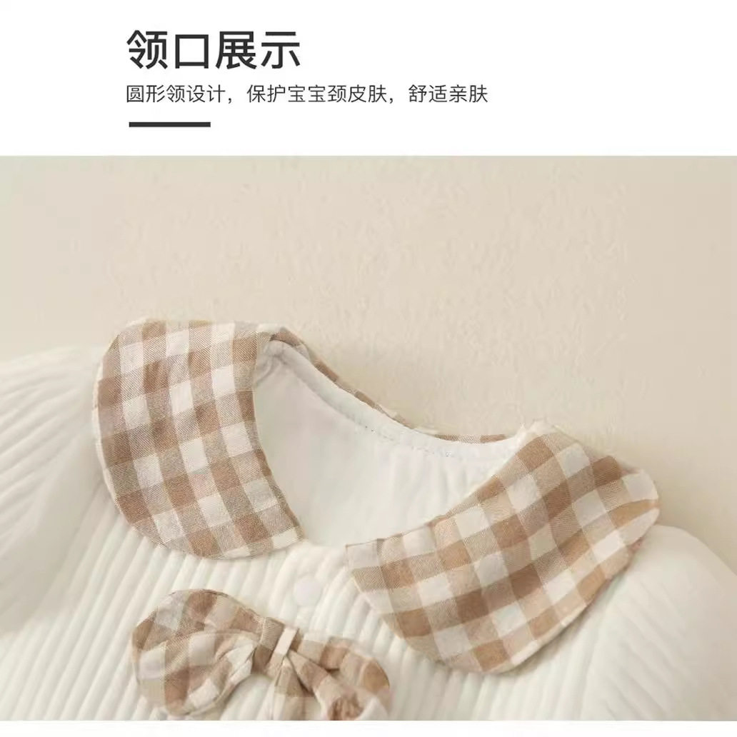 婴儿连体衣春秋长袖哈衣