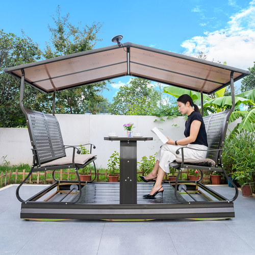 绿水雅客动力摇椅户外秋千庭院