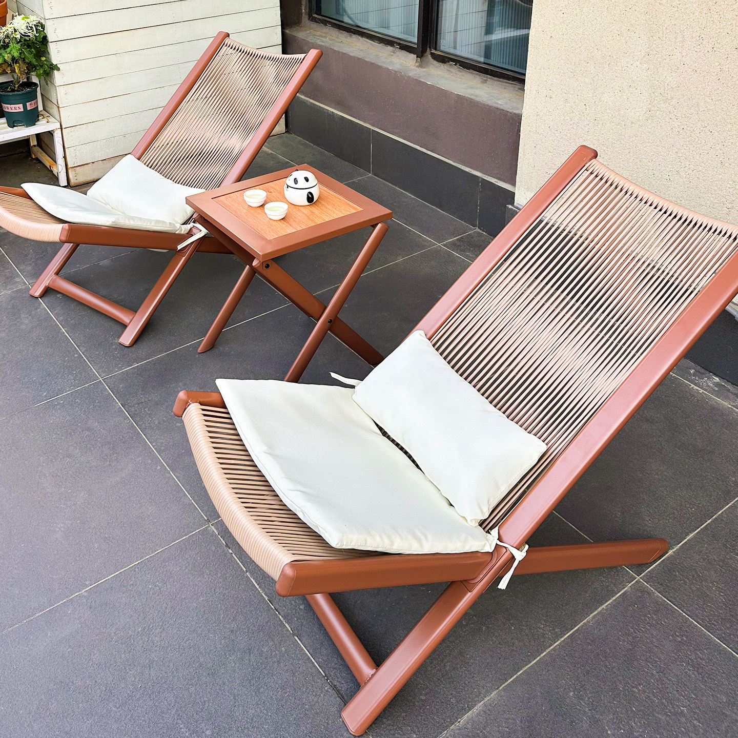 户外藤椅阳台桌椅组合休闲三件套庭院花园露天折叠椅小桌躺椅茶桌,住宅家具,折叠椅/躺椅,淘宝优惠券,粉丝福利购,淘宝优惠卷