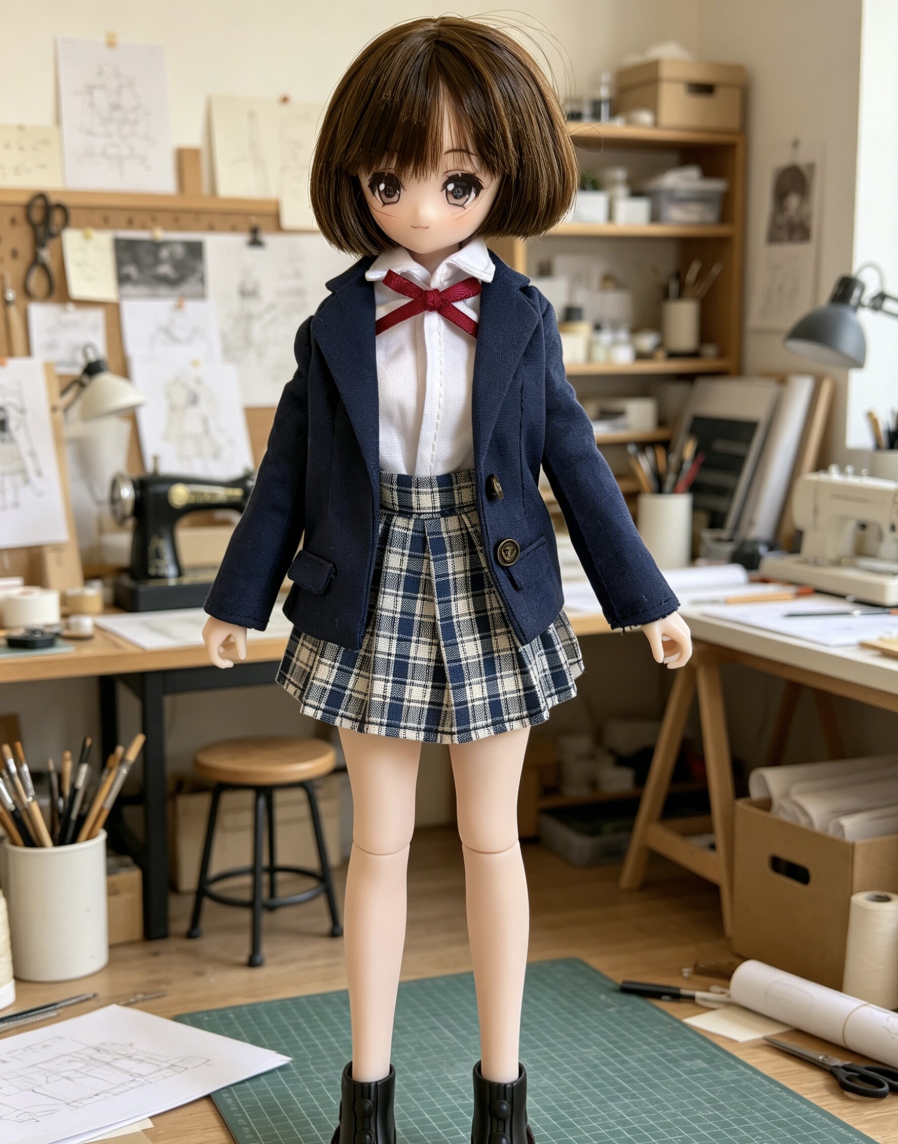 娃衣西装校服三件套六分azone二代m体，BJD特六米甜ob24都可穿图片
