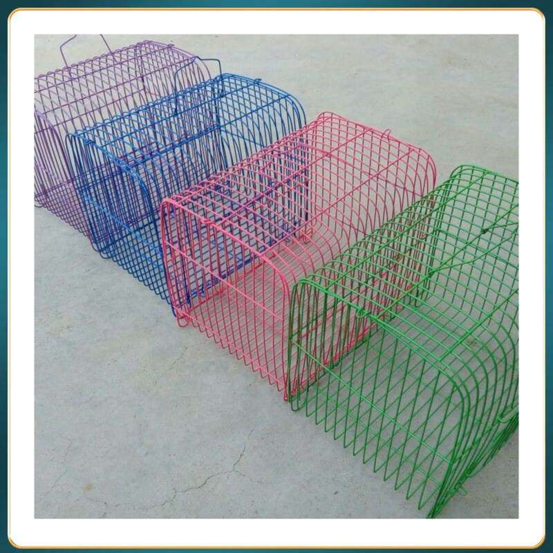 小鸡笼子 家用 小号手提笼运输宠物小兔笼折叠笼方枕笼宠物笼。