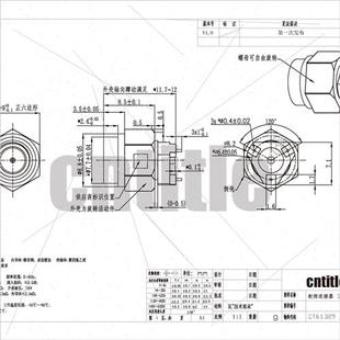 立式 八臂螺旋天线接头 PCB焊接 JHD9 镀金SMA公头座子 SMA