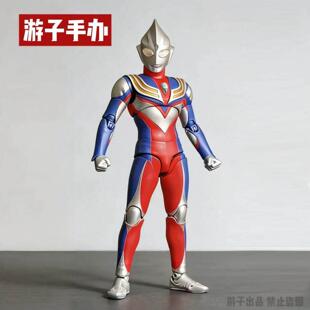 超可动模型真骨雕迪迦奥特曼ACT闪耀复合特利迦shf邪恶贝利亚手办