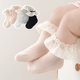 袜花边洛丽塔公主袜女孩春秋季 儿童袜子女童中筒夏天薄款 凉鞋 短袜