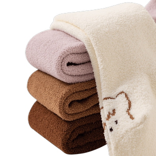 珊瑚绒连裤袜女童冬季打底袜宝宝保暖卡通可爱连脚裤冬天软糯舒适