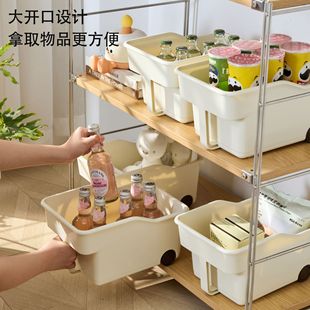 德国进口品质橱柜收纳盒杂物收纳带把手厨房高处吊柜高柜置物架桌