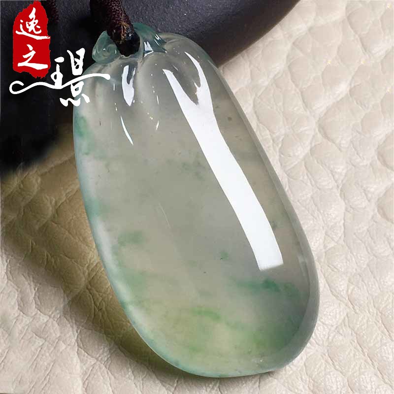 逸之璟缅甸老坑a货翡翠吊坠