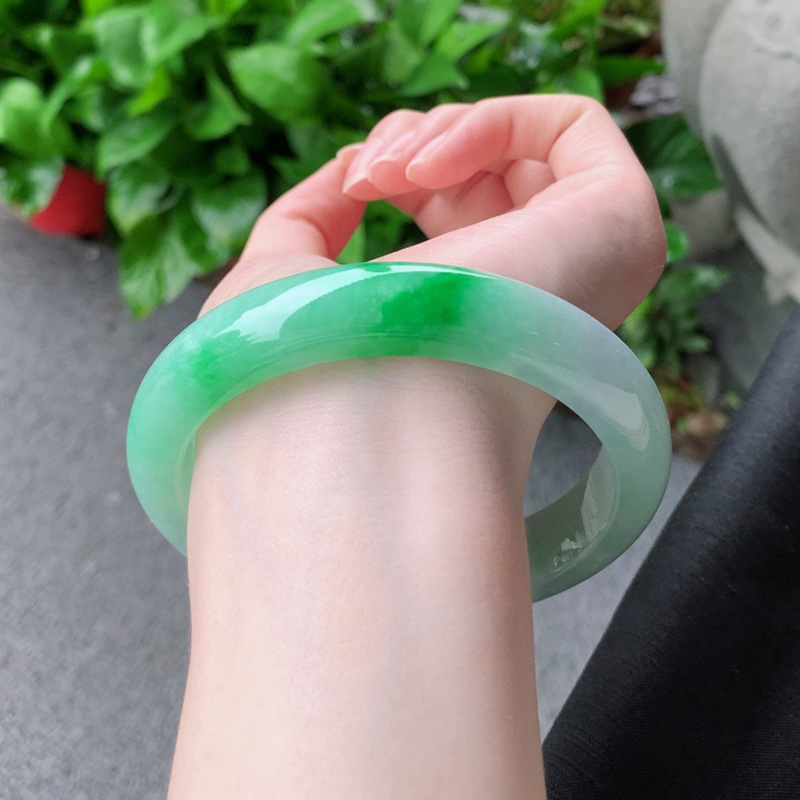 逸之璟手镯正圈天然翡翠