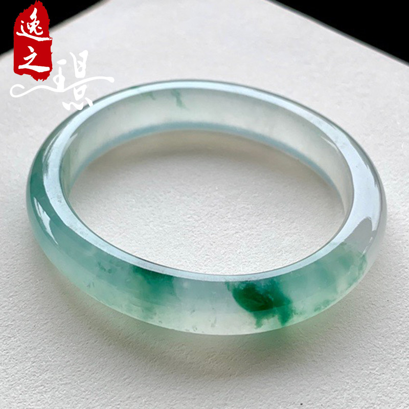逸之璟缅甸老坑天然a货翡翠手镯