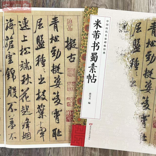 米芾蜀素帖 孙宝文编 中国历代名家碑帖经典 行书原帖全文碑帖名品书法入门毛笔练字帖 原碑附繁体旁注 黑龙江美术出版社