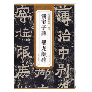 爨宝子碑 爨龙颜碑 南朝 历代碑帖精粹 简体旁注附技法解析 临摹毛笔隶书书法练字帖 安徽美术出版社